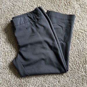 Dark gray capri slacks
